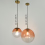 Изображение Підвіс зі скляним плафоном з градієнтом рожевого Ø 30 см ИМ Light-Deco 5 