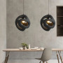 Изображение Гіпсовий світильник у чорному кольрі Ø 50 см ИМ Light-Deco 8 