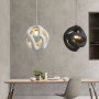 Изображение Гіпсовий світильник у чорному кольрі Ø 50 см ИМ Light-Deco 