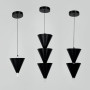 Зображення Чорний підвісний світильник із потрійним конусним дизайном Ø 17х50 см ИМ Light-Deco 6 