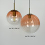 Изображение Підвіс зі скляним плафоном з градієнтом рожевого Ø 30 см ИМ Light-Deco 4 