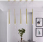 Изображение Дизайнерський підвісний світильник в латунному каркасі ИМ Light-Deco 1 