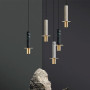 Изображение Підвіс із чорним мармуровим плафоном в стилі Ар-деко ИМ Light-Deco 4 