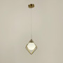 Зображення Латунний підвісний світильник із білим плафоном Ø 22 см ИМ Light-Deco 2 