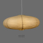 Изображение Підвісний абажурний світильник із паперу Washi Ø50х23 см ИМ Light-Deco 5 