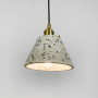 Изображение Підвіс Terrazzo Cono із білим бетонним плафоном в стилі Ар-деко ИМ Light-Deco 2 