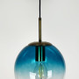 Изображение Підвіс зі скляним плафоном з градієнтом блакитного Ø 20 см ИМ Light-Deco 5 