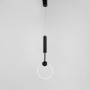 Изображение Підвіс зі світлодіодним колом та чорним корпусом ИМ Light-Deco 