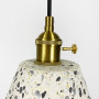 Изображение Підвіс Terrazzo Cono із білим бетонним плафоном в стилі Ар-деко ИМ Light-Deco 1 
