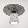 Изображение Підвіс Terrazzo Cylinder із білим бетонним плафоном 30 см в стилі Ар-деко ИМ Light-Deco 5 