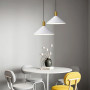 Зображення Підвіс Forli із білим металевим плафоном 35х20 см ИМ Light-Deco 6 