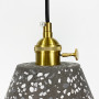 Изображение Підвіс Terrazzo Cono із сірим бетонним плафоном в стилі Ар-деко ИМ Light-Deco 6 