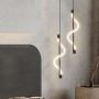Зображення Чорний підвіс із обплетеним неоном 9 Вт ИМ Light-Deco 7 