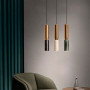 Зображення Підвіс із білим мармуровим плафоном в стилі Ар-деко ИМ Light-Deco 1 