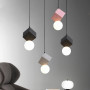 Изображение Підвіс Truzzo Quadro із чорним бетонним плафоном ИМ Light-Deco 9 