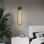 Изображение Підвісний LED світильник в чорному корпусі 38х10 см ИМ Light-Deco 6 