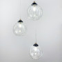 Зображення Підвісний світильник Transparent Bubbles на 3 плафони з металевою ниткою ИМ Light-Deco 2 