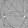 Зображення Led-світильник із підвісною каркасною конструкцією Ø35х50 см ИМ Light-Deco 3 