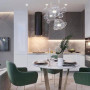 Зображення Підвісний світильник-молекула Ø 30 см + 4 кульки в хромі ИМ Light-Deco 7 