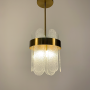 Зображення Розкішна скляна золота люстра в скандинавському стилі ИМ Light-Deco 3 