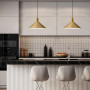 Изображение Підвіс Forli із латунним металевим плафоном 35х20 см ИМ Light-Deco 6 