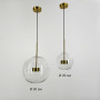 Зображення Повітряний світильник Ø20 см із латунною основою ИМ Light-Deco 1 