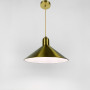 Изображение Підвіс Forli із латунним металевим плафоном 35х20 см ИМ Light-Deco 1 