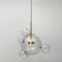 Изображение Підвіс-молекула в латунному корпусі Ø 30 см + 4 кульки ИМ Light-Deco 3 