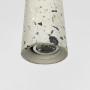 Изображение Підвіс Terrazzo Cylinder Long із білим бетонним плафоном 30х4 см ИМ Light-Deco 4 