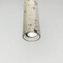Изображение Підвіс Terrazzo Cylinder Long із білим бетонним плафоном 30х4 см ИМ Light-Deco 2 