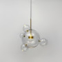Изображение Підвіс-молекула в латунному корпусі Ø 30 см + 4 кульки ИМ Light-Deco 