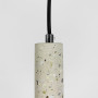 Изображение Підвіс Terrazzo Cylinder Long із білим бетонним плафоном 30х4 см ИМ Light-Deco 3 