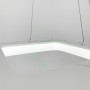 Изображение LED світильник підвісний квадрат Solvent в білому корпусі ИМ Light-Deco 1 