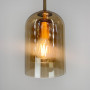 Изображение Латунний світильник із подвійним янтарним плафоном ИМ Light-Deco 2 