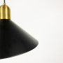 Зображення Підвіс Forli із чорним металевим плафоном 35х20 см ИМ Light-Deco 4 