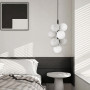 Зображення Світильник-репліка HOLLY сірі з білими підвісні кулі ИМ Light-Deco 8 