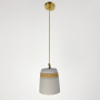 Изображение Підвіс із бетонним плафоном та латунною основою ИМ Light-Deco 
