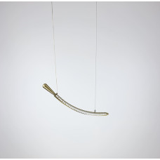 Підвісний елегантний світильник який нагадує пірʼя