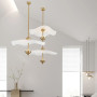 Изображение Латунний світильник із двома хвилястими плафонами Ø 50 см ИМ Light-Deco 7 