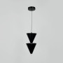 Зображення Чорний підвісний світильник із подвійним конусним дизайном Ø 17х40 см ИМ Light-Deco 