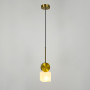 Зображення Латунний світильник із білим мармуровим плафоном 9х35 см ИМ Light-Deco 1 