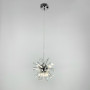 Зображення Круглий срібний дизайнерський підвіс ALMA з кристалами ИМ Light-Deco 4 