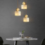 Зображення Латунний світильник із білим мармуровим плафоном 9х35 см ИМ Light-Deco 3 