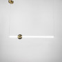 Изображение Led світильник Tube&Ball із латунною кулькою у двох формах ИМ Light-Deco 6 