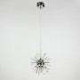 Зображення Круглий срібний дизайнерський підвіс ALMA з кристалами ИМ Light-Deco 6 