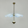 Зображення Латунний світильник із білим хвилястим плафоном Ø 50 см ИМ Light-Deco 4 
