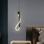 Зображення Чорний підвіс з гнучкою LED стрічкою у корпусі 60 см ИМ Light-Deco 5 