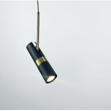 Світильник підвісний поворотний LNF-17478/1 BK чорний, цоколь GU10