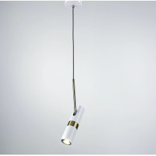 Світильник підвісний поворотний LNF-17478/1 WT білий, цоколь GU10