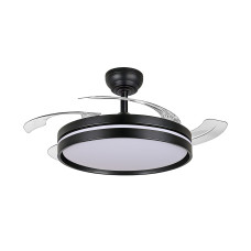 LED Світильник з вентилятором VIDEX CLF06 60W 3000K-4200K-6000K Black
